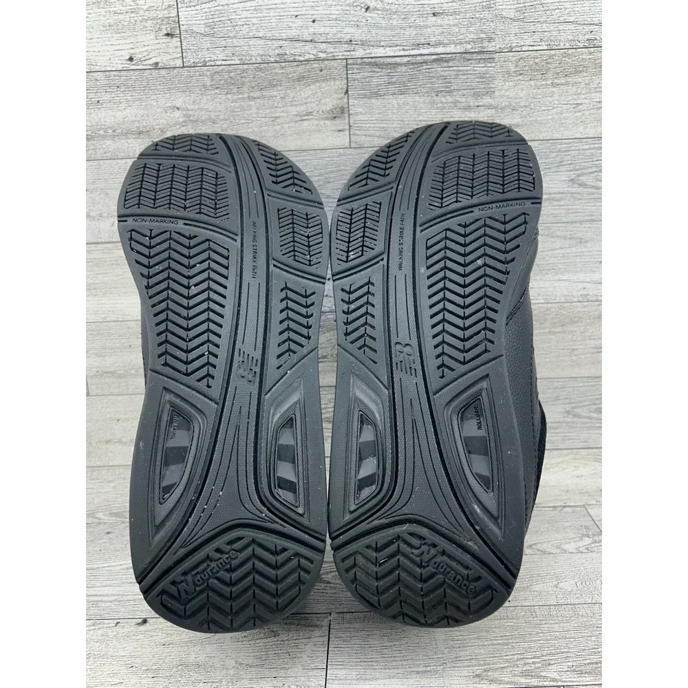 New Balance 928v3 Women 10.5D Men 9D Black Leather Walking Shoes‎ WW928BK3